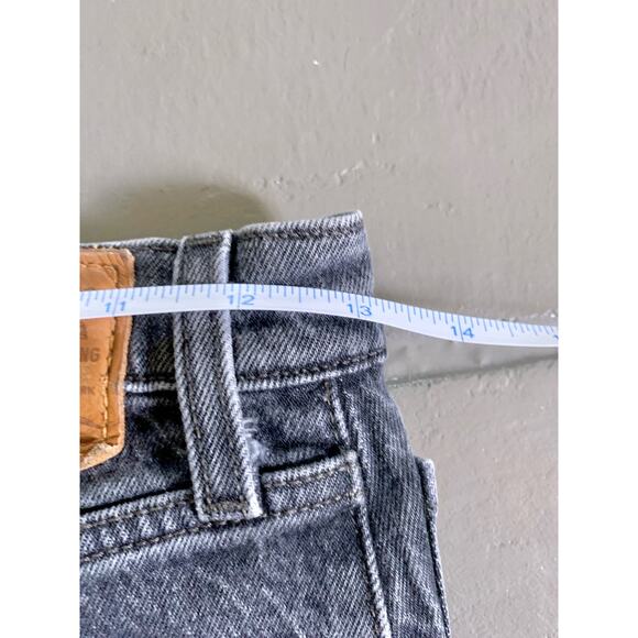 Levi's Ribcage Straight Faded Black Denim Jeans 27 - Picture 11 of 14